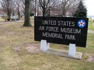 NMUSAF Memorial Park Sign. Click for full size. NMUSAF Memorial Park Sign image. Click for full size.