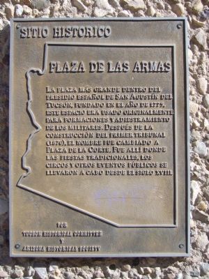 Plaza de las Armas Marker. Click for full size. Plaza de las Armas Marker image. Click for full size.
