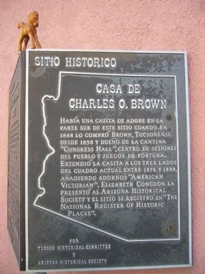 Charles O. Brown House Marker. Click for full size. Charles O. Brown House Marker image. Click for full size.