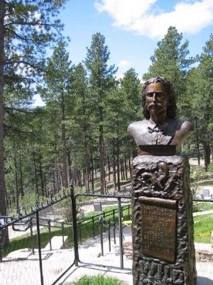 Wild Bill Hickok, present day gravesite image. Click for full size.