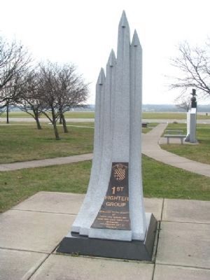 1st Fighter Group Memorial. Click for full size. 1st Fighter Group Memorial image. Click for full size.