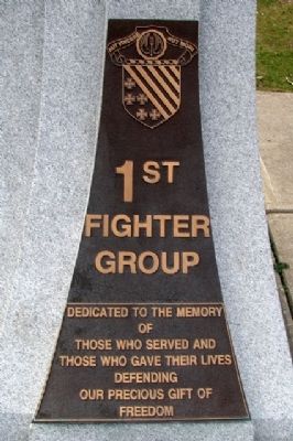 1st Fighter Group Memorial. Click for full size. 1st Fighter Group Memorial image. Click for full size.