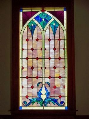 Cloud's Creek Baptist Stained Glass Window image. Click for full size.