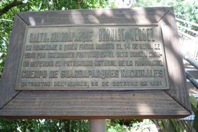 Bernabe Mendez Bridge Marker. Click for full size. Bernabe Mendez Bridge Marker image. Click for full size.