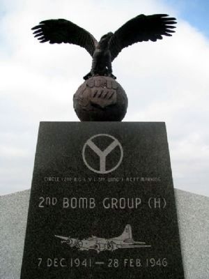 2nd Bomb Group (H) Memorial. Click for full size. 2nd Bomb Group (H) Memorial image. Click for full size.
