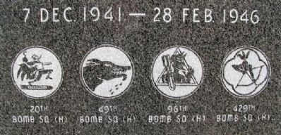 2nd Bomb Group (H) Memorial Squadrons. Click for full size. 2nd Bomb Group (H) Memorial Squadrons image. Click for full size.