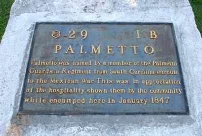 Palmetto Marker image. Click for full size.