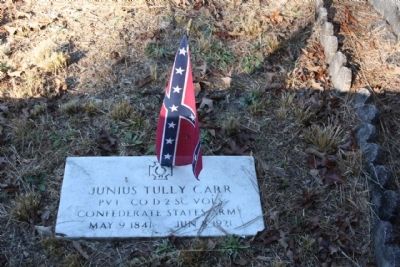 Appleby's Methodist Church Cemetery, Confederate Veteran image. Click for full size.