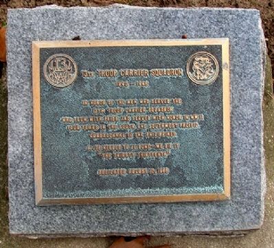 13th Troop Carrier Squadron Marker image. Click for full size.