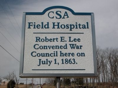 CSA Field Hospital Marker image. Click for full size.