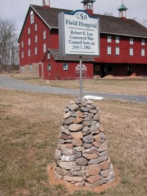 CSA Field Hospital Marker. Click for full size. CSA Field Hospital Marker image. Click for full size.
