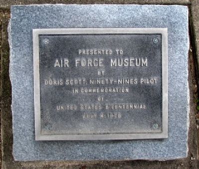 Doris Scott, Ninety-Nines Pilot Marker. Click for full size. Doris Scott, Ninety-Nines Pilot Marker image. Click for full size.