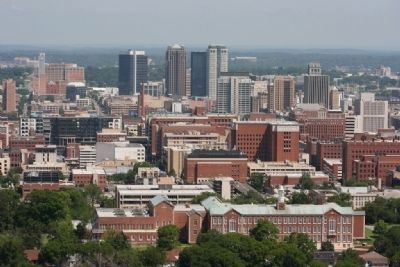 Downtown Birmingham. The observation deck provides panoramic views of the area.. Click for full size. Downtown Birmingham. The observation deck provides panoramic views of the area. image. Click for full size.