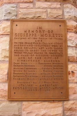 In Memory to Giuseppe Moretti image. Click for full size.