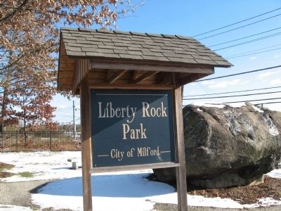 Liberty Rock Park Marker. Click for full size. Liberty Rock Park Marker image. Click for full size.