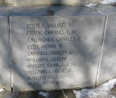 Memorial Flag Pole. Click for full size. Memorial Flag Pole image. Click for full size.