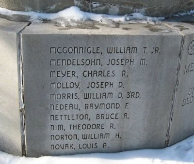Memorial Flag Pole. Click for full size. Memorial Flag Pole image. Click for full size.