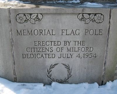 Memorial Flag Pole. Click for full size. Memorial Flag Pole image. Click for full size.