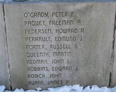 Memorial Flag Pole. Click for full size. Memorial Flag Pole image. Click for full size.