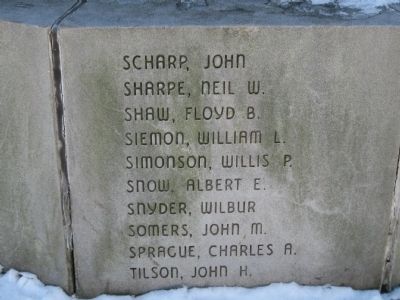 Memorial Flag Pole. Click for full size. Memorial Flag Pole image. Click for full size.