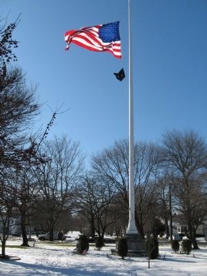 Memorial Flag Pole. Click for full size. Memorial Flag Pole image. Click for full size.
