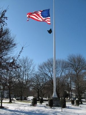 Memorial Flag Pole image. Click for full size.