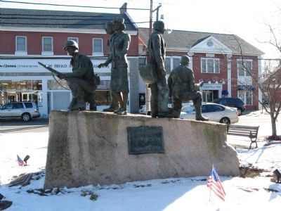 Milford World War II Memorial image. Click for full size.
