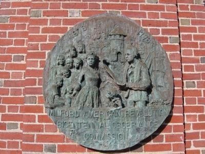 Bronze Plaque at the Right of the Entrance. Click for full size. Bronze Plaque at the Right of the Entrance image. Click for full size.