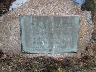 Marker at the right corner of the church. Click for full size. Marker at the right corner of the church image. Click for full size.