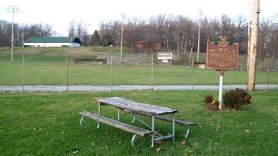 Site of First Game in the NFL Marker. Click for full size. Site of First Game in the NFL Marker image. Click for full size.