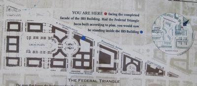Permanence and Grandeur: Building the Federal Triangle Marker image. Click for full size.