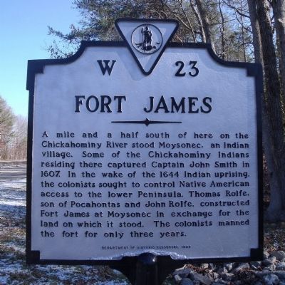 Fort James Marker. Click for full size. Fort James Marker image. Click for full size.