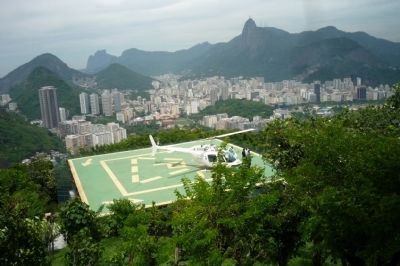 View of Rio from Urca Mountain near marker. Click for full size. View of Rio from Urca Mountain near marker image. Click for full size.
