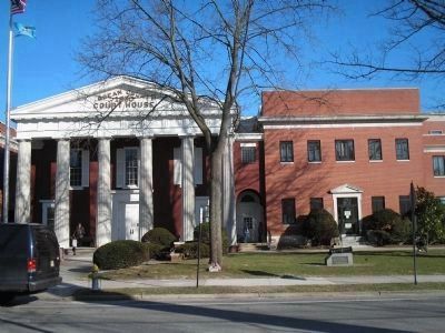 Marker at the Ocean County Court House. Click for full size. Marker at the Ocean County Court House image. Click for full size.