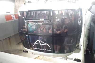 CCAPA cable car arriving at <i>Morro da Urca</i> station. Click for full size. CCAPA cable car arriving at <i>Morro da Urca</i> station image. Click for full size.