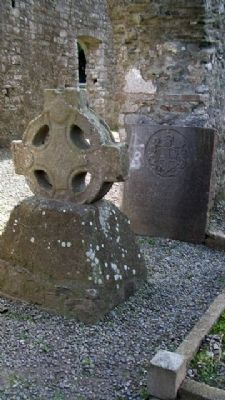 St Mary's Abbey South Cross Remains. Click for full size. St Mary's Abbey South Cross Remains image. Click for full size.