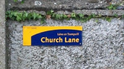 St Mary's Abbey - Church Lane Street Sign Nearby. Click for full size. St Mary's Abbey - Church Lane Street Sign Nearby image. Click for full size.