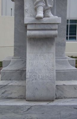 Tampa Confederate Monument , north face image. Click for full size.