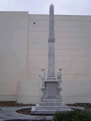 Tampa Confederate Monument, west side image. Click for full size.