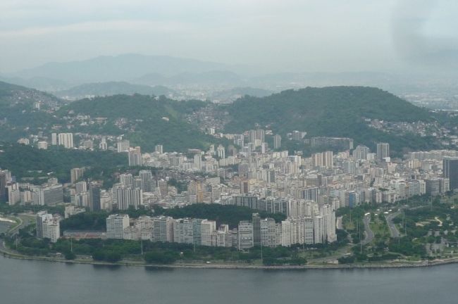 View from near CCAPA marker, northwest toward Flamengo and Centro Rio image. Click for full size.