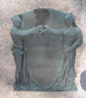 Milford World War I Memorial image. Click for full size.