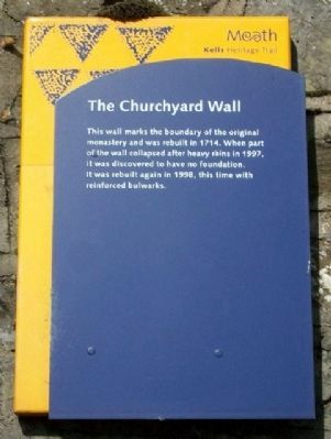 The Churchyard Wall Marker. Click for full size. The Churchyard Wall Marker image. Click for full size.