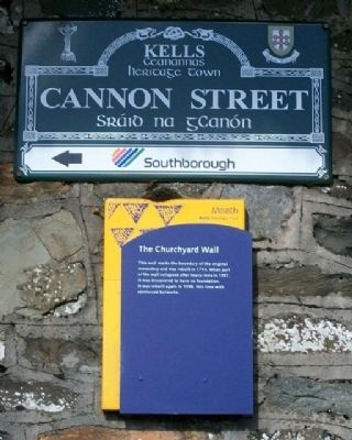 The Churchyard Wall Marker. Click for full size. The Churchyard Wall Marker image. Click for full size.
