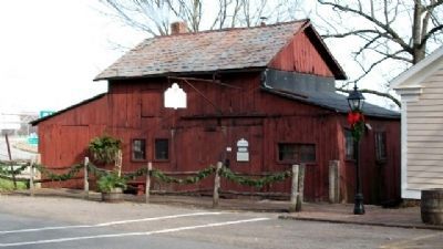 Village Smithy - c.1890 and Marker image. Click for full size.