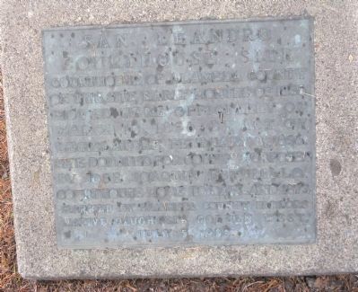 San Leandro Courthouse Site Marker. Click for full size. San Leandro Courthouse Site Marker image. Click for full size.
