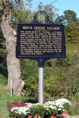 Brick House Village Marker. Click for full size. Brick House Village Marker image. Click for full size.