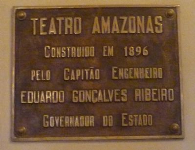 Teatro Amazonas (interior marker). Click for full size. Teatro Amazonas (interior marker) image. Click for full size.