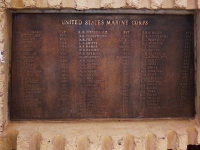 Marines Lost on December 7, 1941, USS Arizona image. Click for full size.
