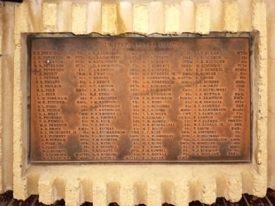 Naval Casualty List, Fourth Plaque Clockwise. Click for full size. Naval Casualty List, Fourth Plaque Clockwise image. Click for full size.