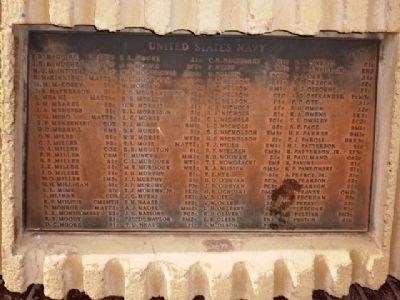 Naval Casualty List, Sixth Plaque Clockwise. Click for full size. Naval Casualty List, Sixth Plaque Clockwise image. Click for full size.